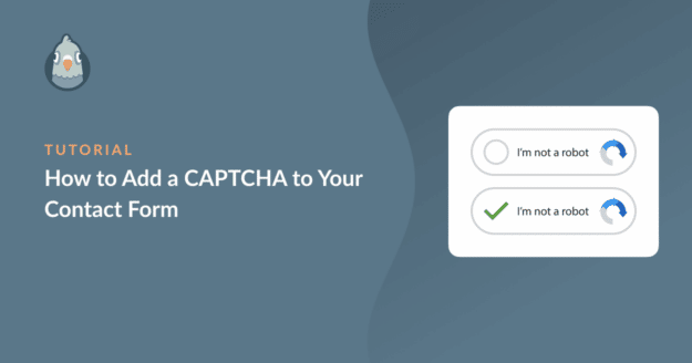 Comment ajouter un CAPTCHA au formulaire de contact